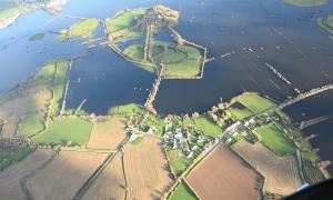 marais du Cotentin en Hiver